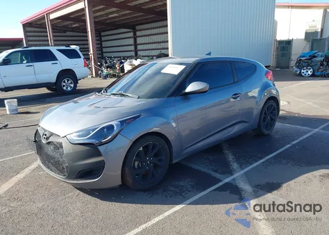 2016 Hyundai Veloster z USA, uszkodzony, nr VIN KMHTC6AD3GU289026